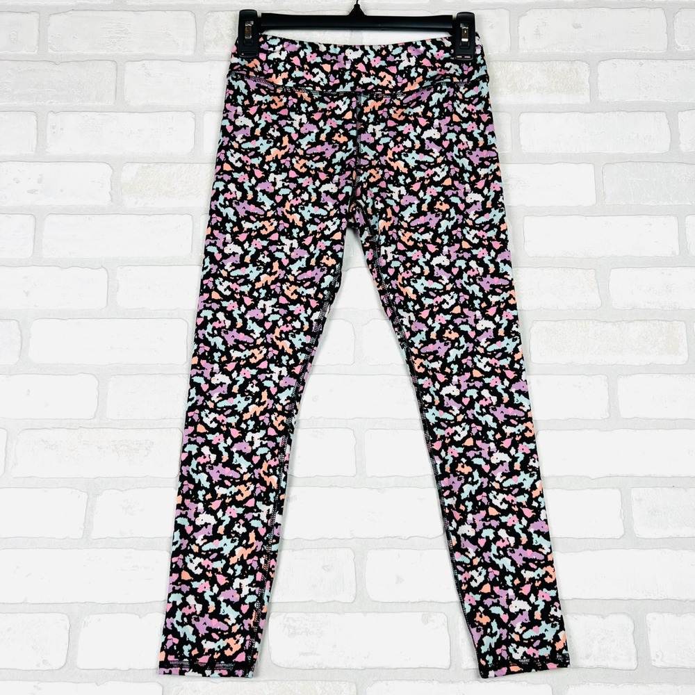 Athletic Works Girls Active Leggings Size L (10-12) Abstract‎ Print